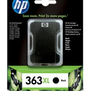 HP 363xl Original Black Ink Cartridge Photosmart 3100