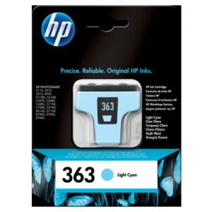 HP 363 Original Light Cyan Ink Cartridge Photosmart 3100